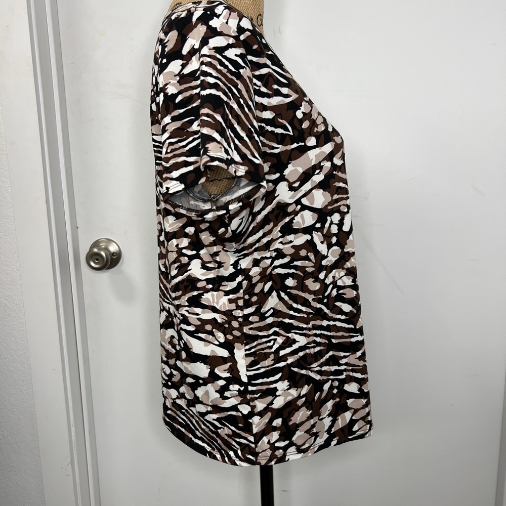 Notation Cammo Design Blouse, Size Large. - image 3